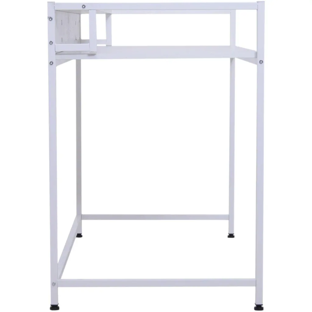 Schreibtisch PC Tisch Computertisch mit Kabeldurchlass Weiß 120 x 60 x 86,5 cm