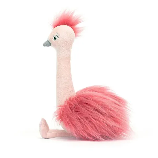 Jellycat Kuscheltier, Plüschtier, Stofftier - Fou Fou Ostrich