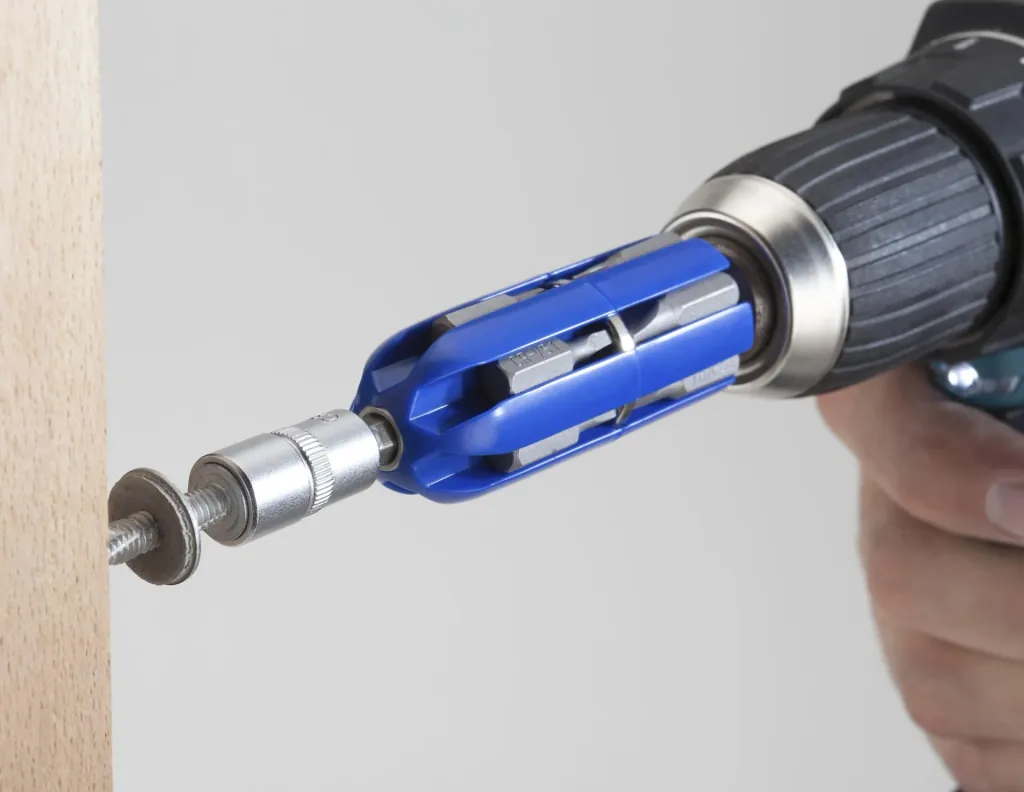 Magnetisches Bitmagazin mit Halter für Hand- und Maschinenbetrieb