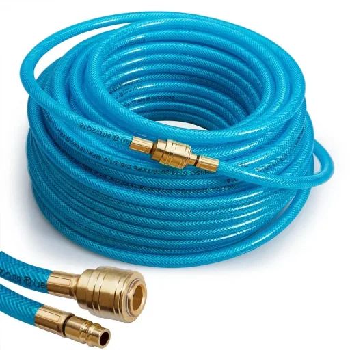 Druckluftschlauch 30 m mit Schnellkupplung und Stecker