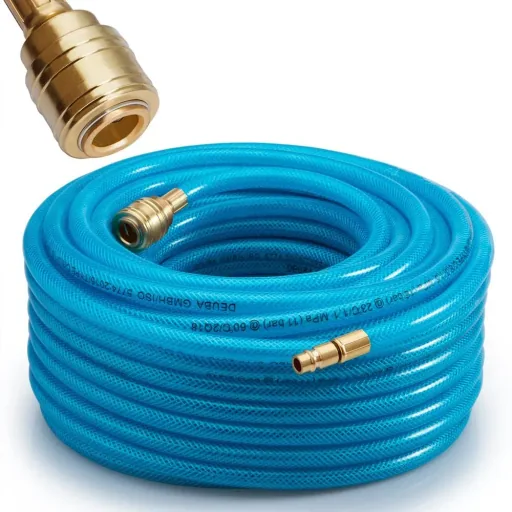 Druckluftschlauch 30 m mit Schnellkupplung und Stecker