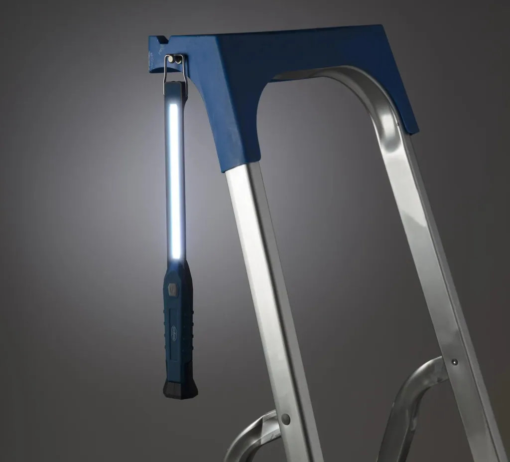 Inspektionsleuchte Super Slim, aufladbar mit COB Arbeitslicht und Taschenlampenfunktion