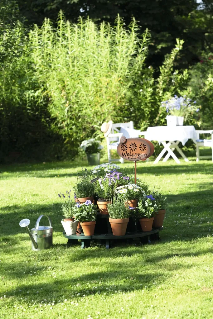 Solar Willkommensschild "Welcome" mit LED Licht