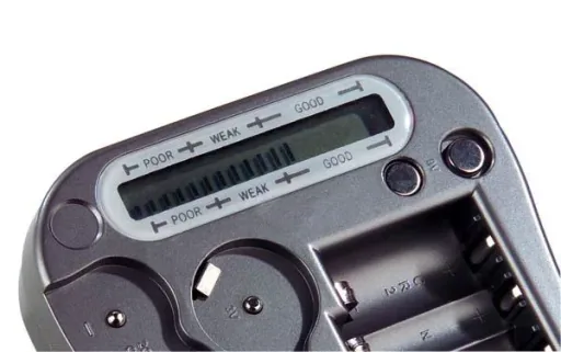 Batterietester mit LCD Display