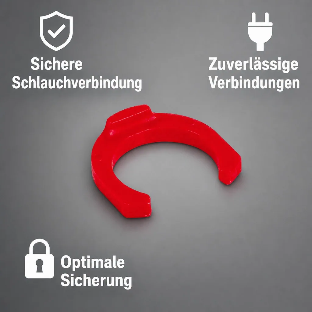 Sicherungsring für 1/2" Schlauch/Steckverbinder - für Bierleitungen & Zapfanlagen