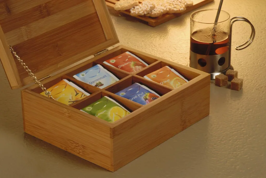 Teebox aus Bambus