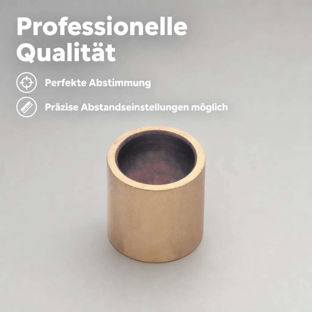 Distanzhülse, Abstandshalter, Abstandshülse- für Schankhahn, Gewinde, Messing, 20mm