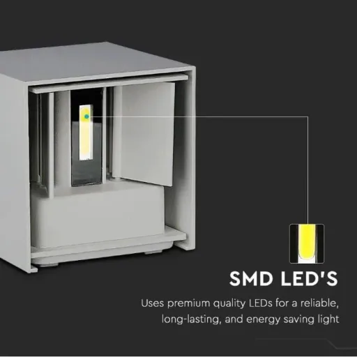 VT-759 LED-Wandleuchte - 5W - 3000K - 700 Lumen - Grau