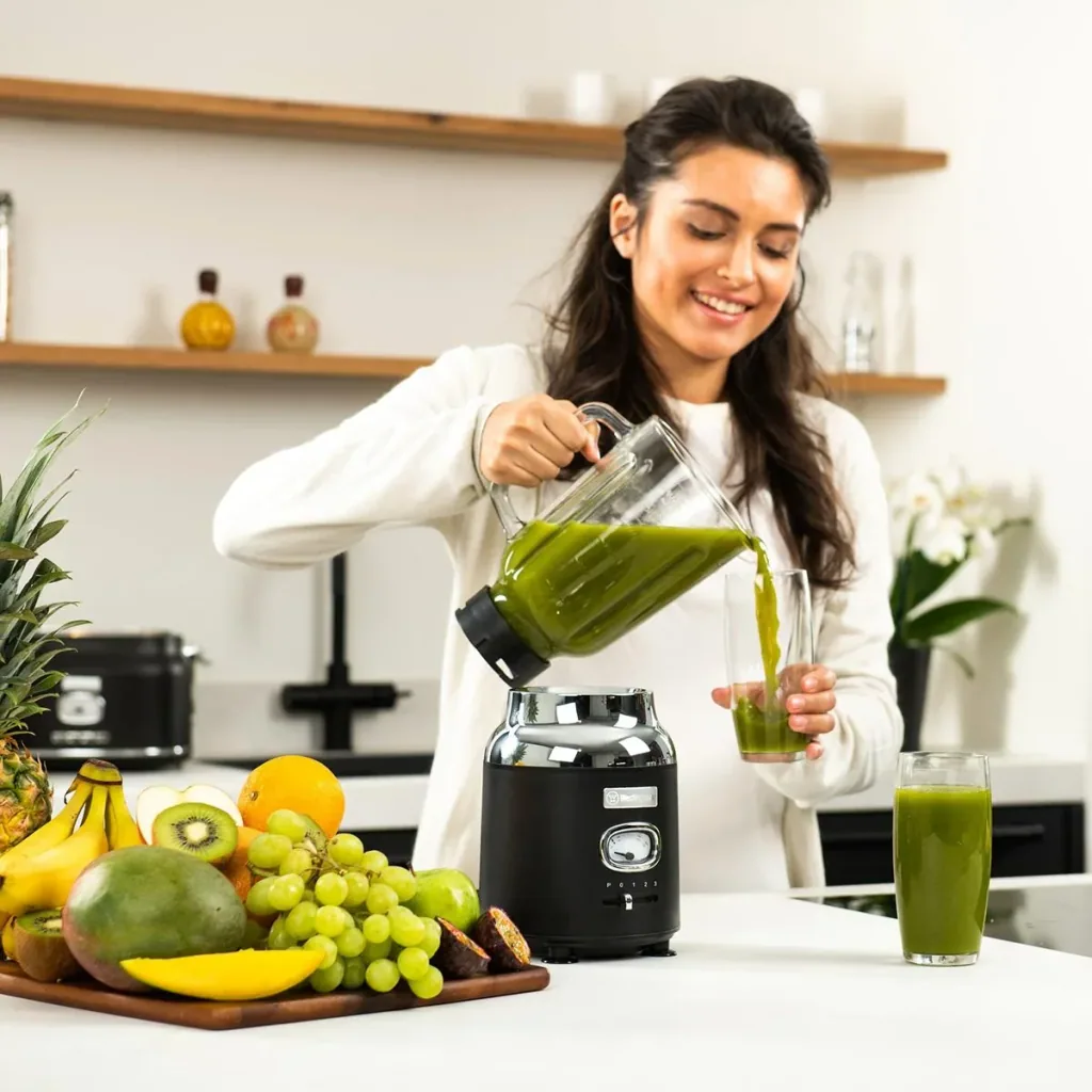 Retro Blender - Smoothie Maker - Schwarz