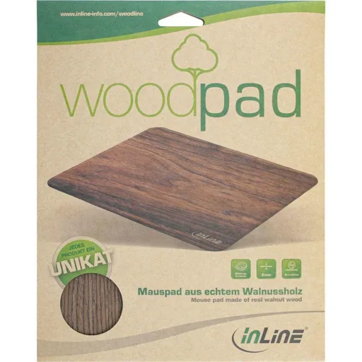 Echtholz Mauspad WoodPad, Walnuss