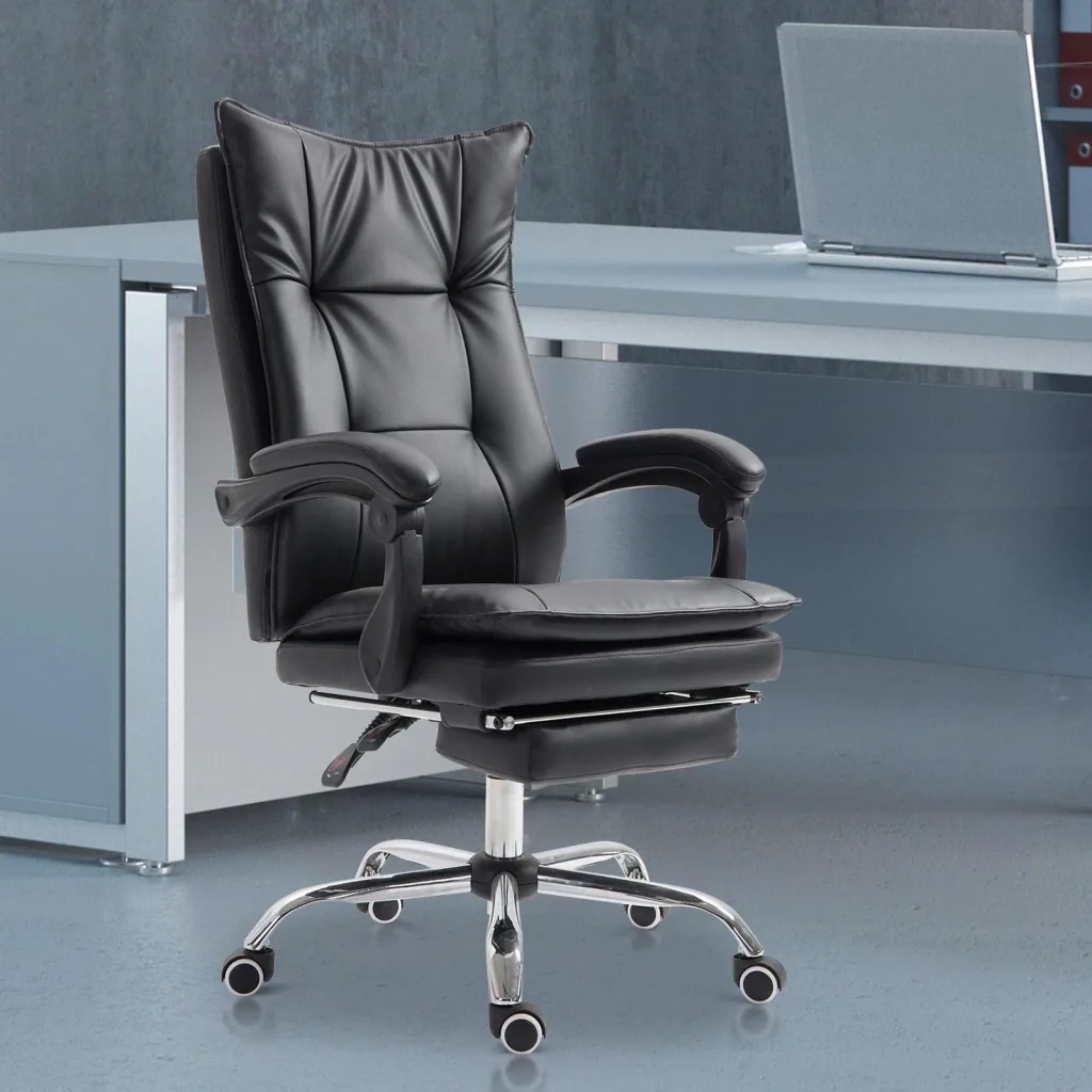 Chefsessel Bürosessel Bürostuhl Schreibtischsessel höhenverstellbar ergonomisch Schwarz 70 x 64 x (106 113) cm