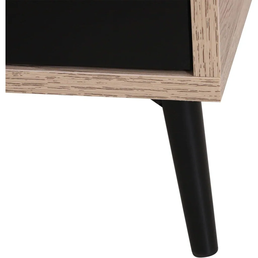 Couchtisch Beistelltisch Sofatisch Fernsehtisch Kaffeetisch 2 x Schublade 2 x Ablage Holz 120 x 56 x 35 cm