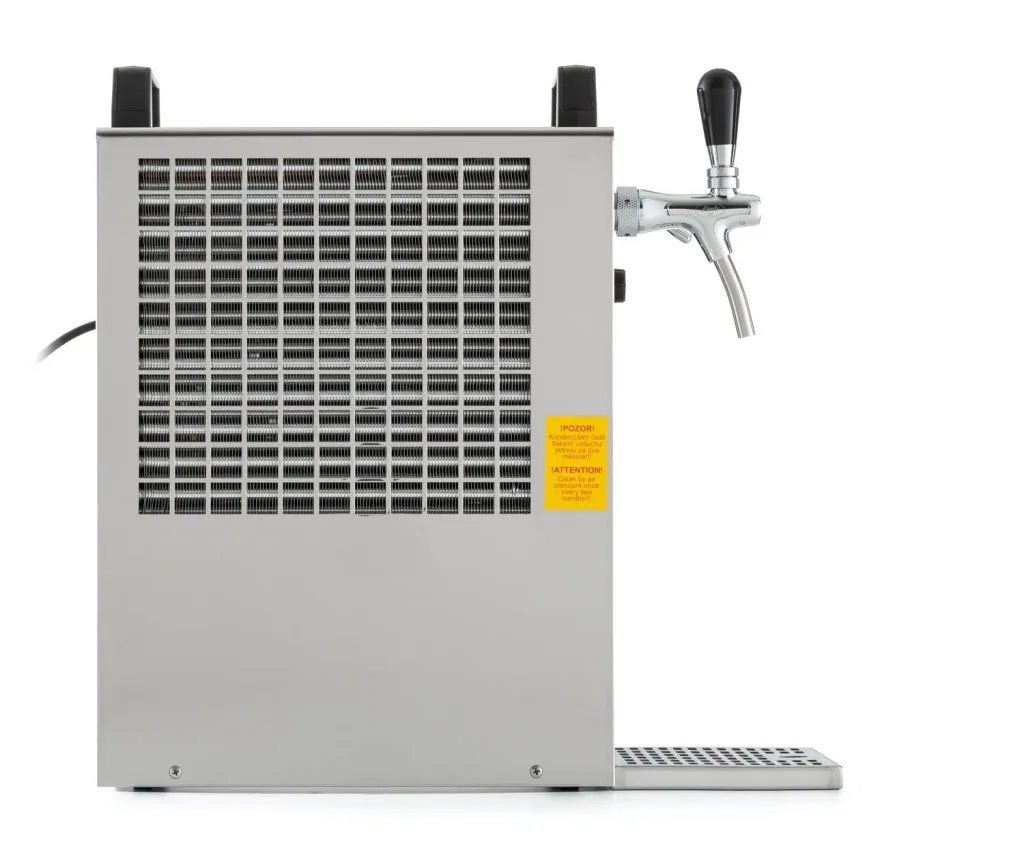 Zapfanlage K 40/K 1-leitig aus Edelstahl, 50 Liter/h, mit Membranpumpe, Bierzapfanlage, Green Line