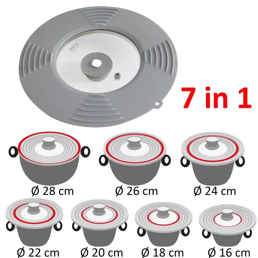 Universaldeckel 7in1, ø 16-28 cm