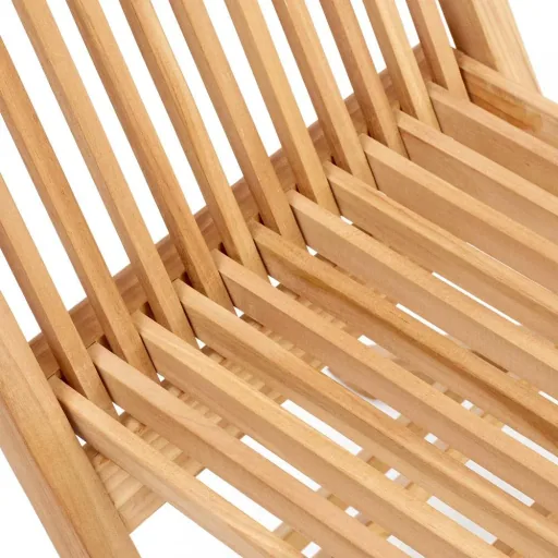 Klappbarer Gartenstuhl 2 Stück - Teak - 46,5x59x92 cm