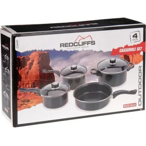 Redcliffs 4-teiliges Kochgeschirr-Set mit 3