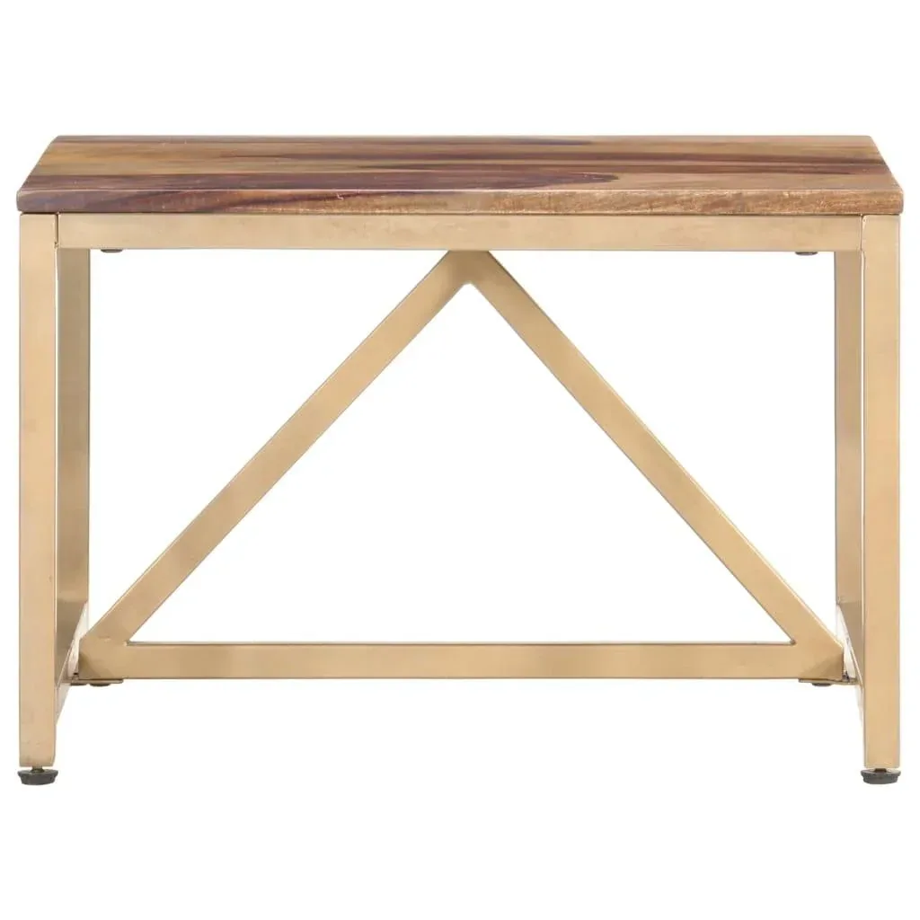 Beistelltisch 60x60x40 cm Massivholz Sheesham