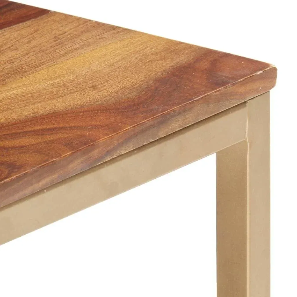 Beistelltisch 60x60x40 cm Massivholz Sheesham