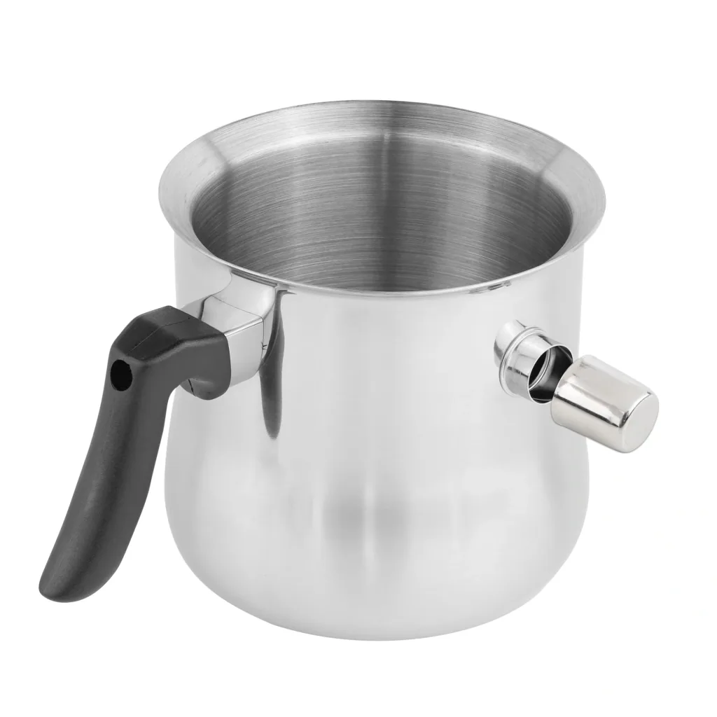 Milch- und Simmertopf 1,2 Liter, Edelstahl