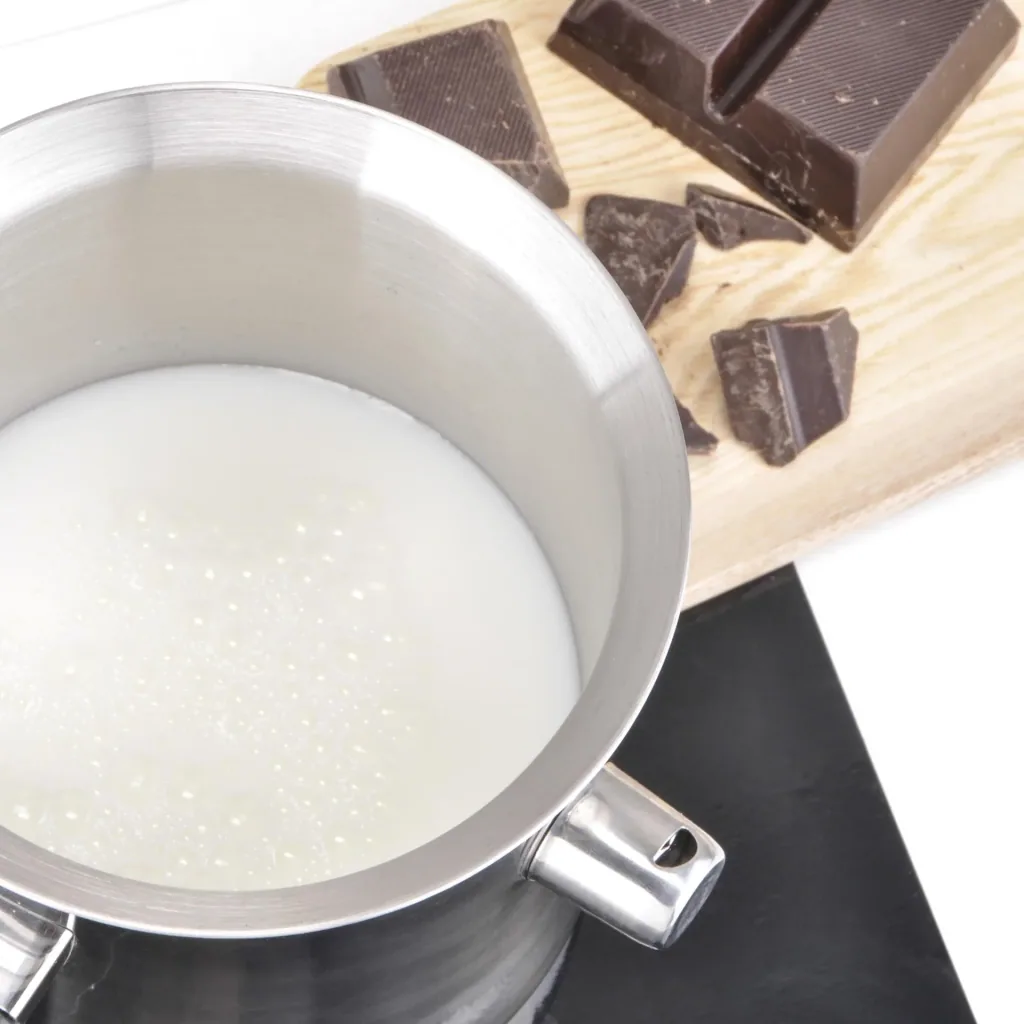 Milch- und Simmertopf 1,2 Liter, Edelstahl