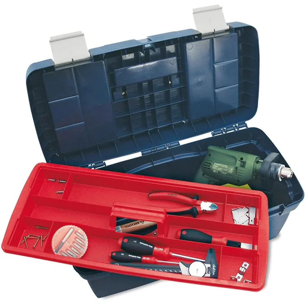 TAYG Werkzeugkasten - 580 x 290 x 290 mm - Mit Ablagefach