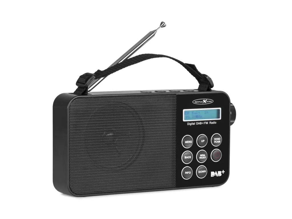 Portables Radio mit UKW und DAB+ Empfang