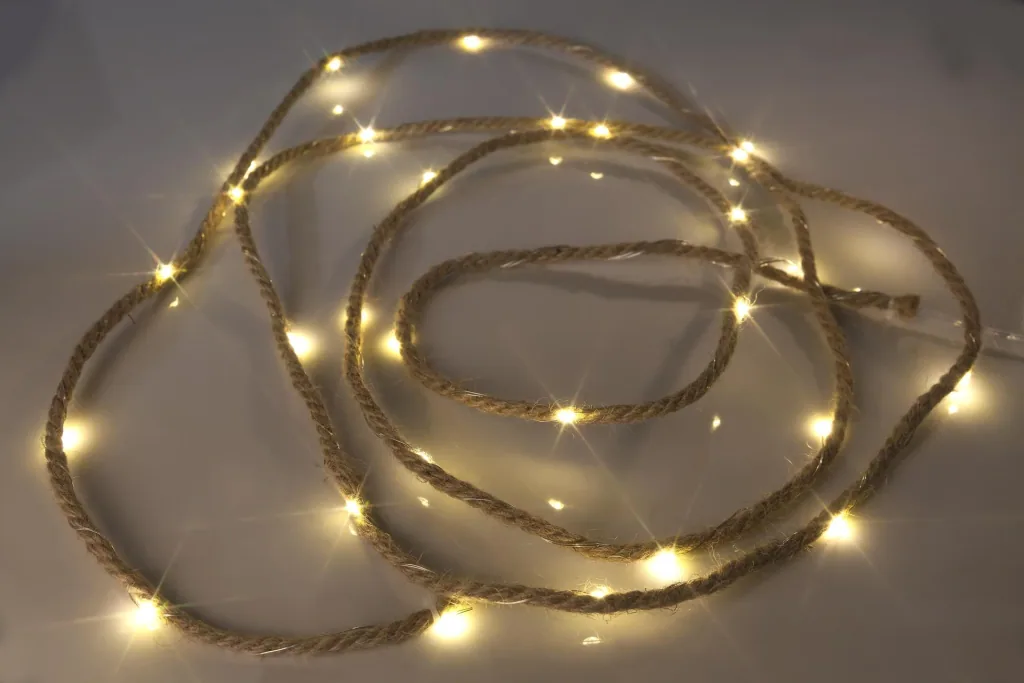 LED Hanfseil 3 Meter