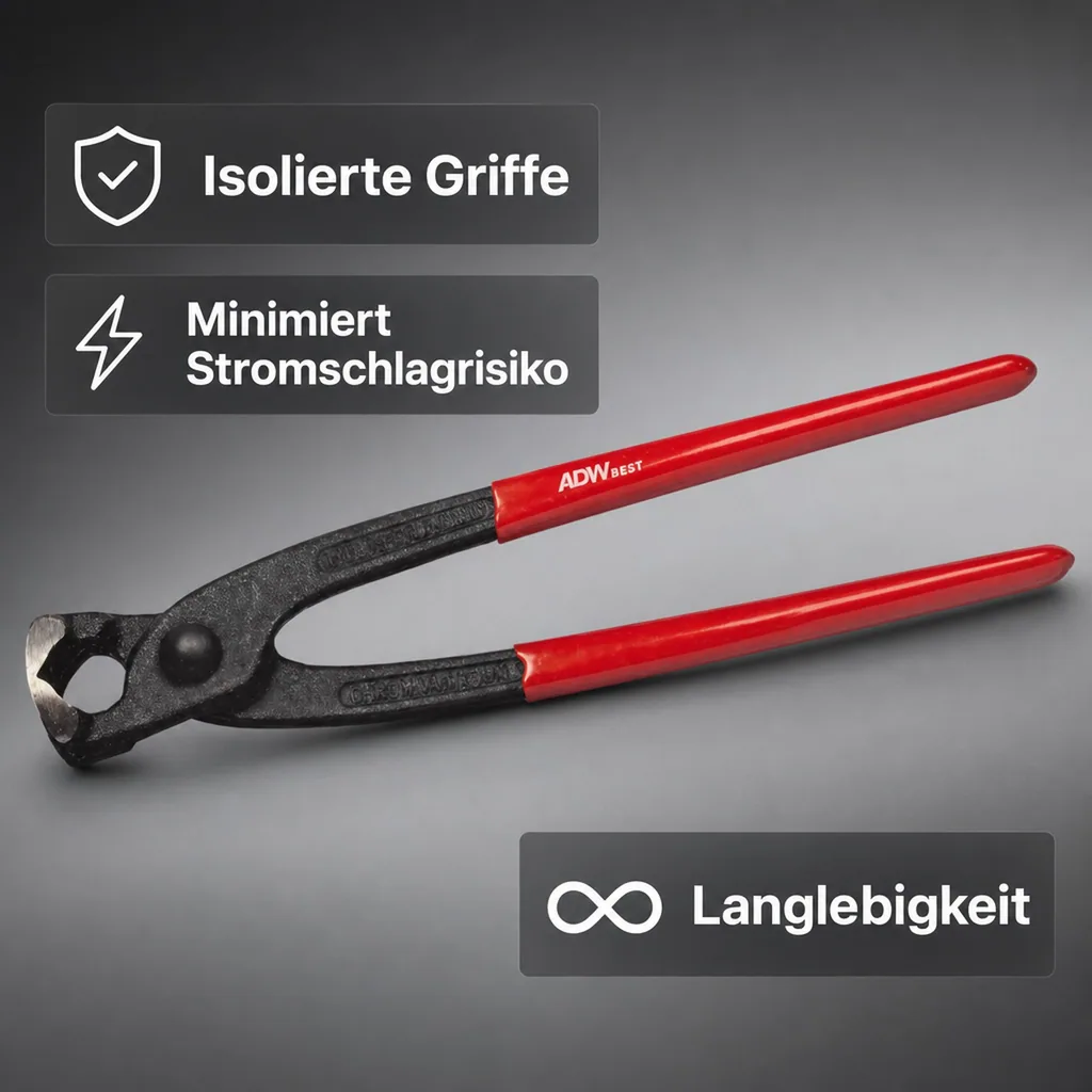 Schlauchklemmenzange, Klemmzange für Schlauchklemmen - Isolierte Griffe & Sichere Befestigung