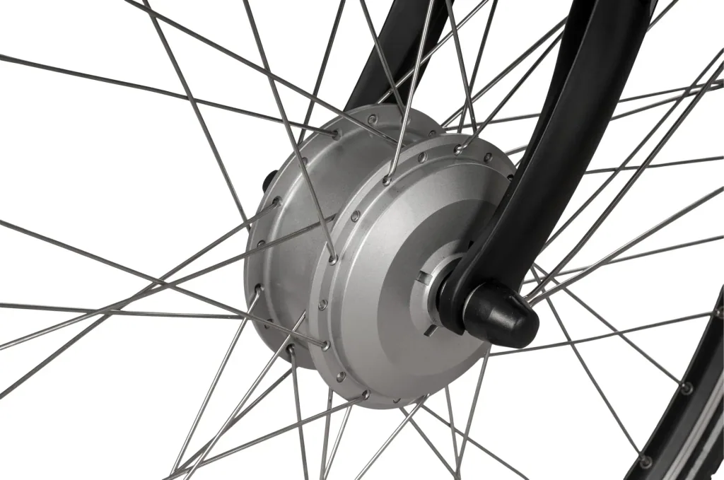 Unisex City E-Bike 28 Zoll, Rahmenhöhe 45 cm, 7-Gang Nabenschaltung, silberfarben, München