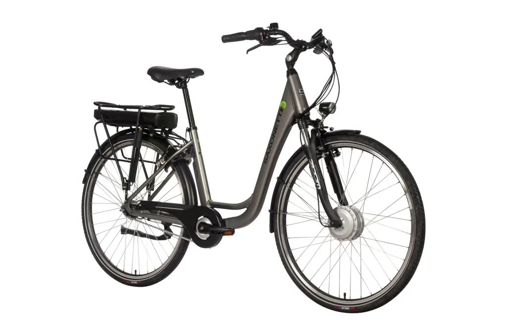 Unisex City E-Bike 28 Zoll, Rahmenhöhe 45 cm, 7-Gang Nabenschaltung, silberfarben, München