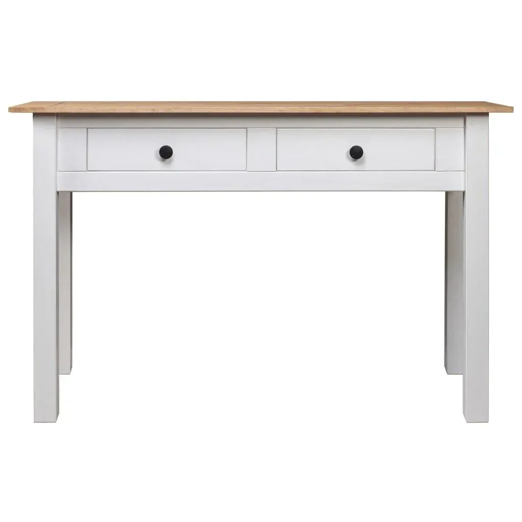 Wandtisch Panama Range 110x40x72 cm Kiefer massiv weiß