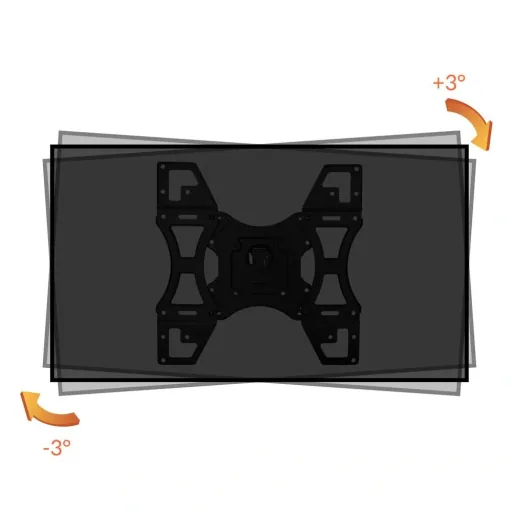 TV-Wandhalterung 32-75 Zoll Schwarz
