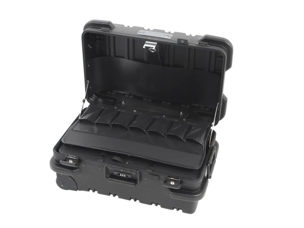 Werkzeugkoffer CHICAGO CASE 5510, 39 Liter, bruchsicher mit integriertem Rollensystem