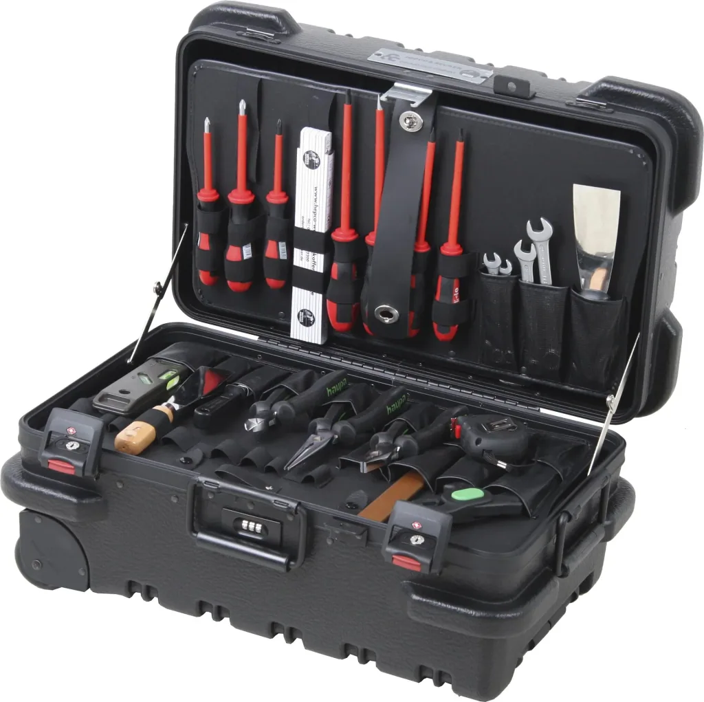 Werkzeugkoffer CHICAGO CASE 5510, 39 Liter, bruchsicher mit integriertem Rollensystem