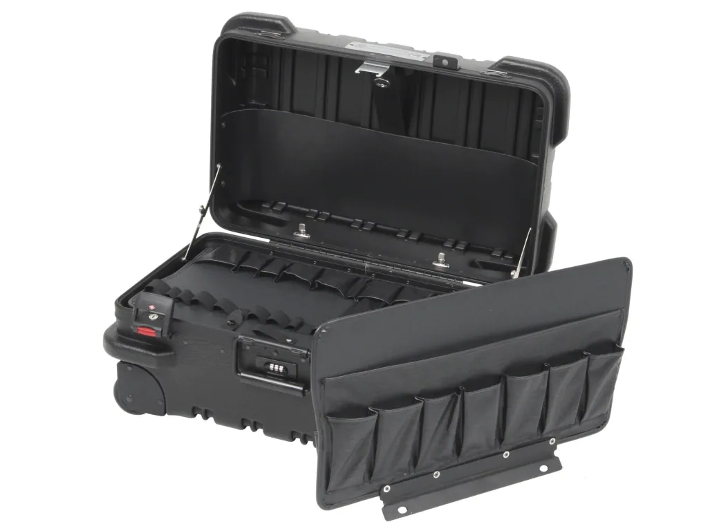 Werkzeugkoffer CHICAGO CASE 5510, 39 Liter, bruchsicher mit integriertem Rollensystem