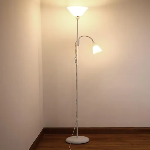 Stehleuchte Alissa weiß 28 x 175cm