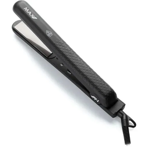 Max Pro Gloss Stylingzange Schwarz inkl. Hitzeschutzmatte