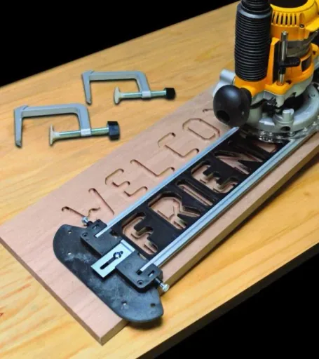 Oberfräsenschablone SIGN CRAFTER, Frässchablone