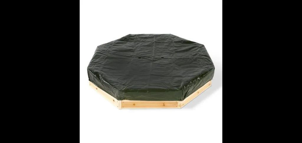Sandkasten Schatzinsel aus Holz, Outdoor-Sandkasten für Kinder aus Holz, Sitzbank, natur