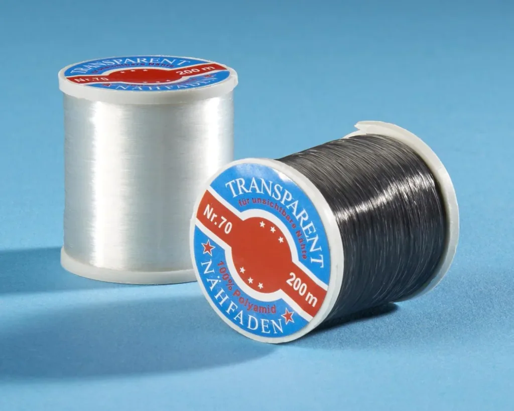 Transparent - Nähfaden hell / dunkel 2 x 200m