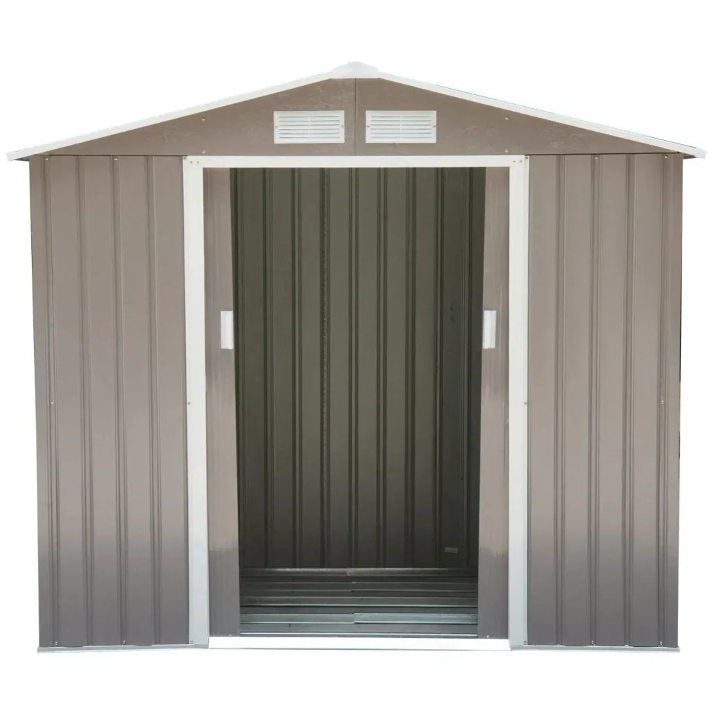 Geräteschuppen Gartenhaus 213 x 127x 185 cm, grau