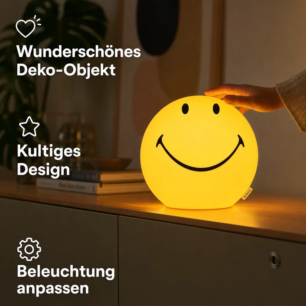 Mr Maria Lampe Smiley XL