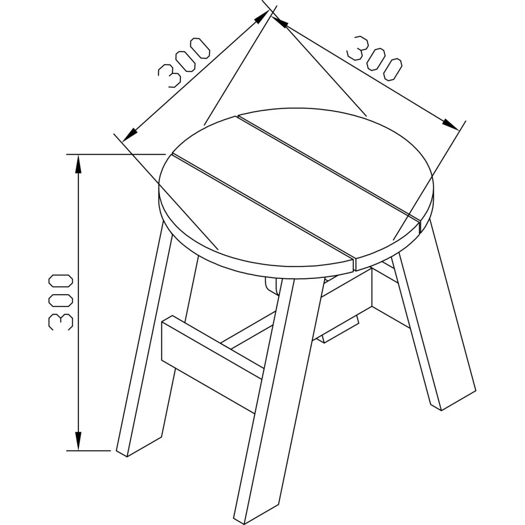 3-teiliges Picknick-Set Rund Grau/weiß