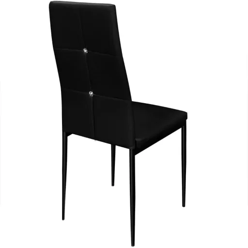 Esszimmerstuhl 6 Stück schwarz