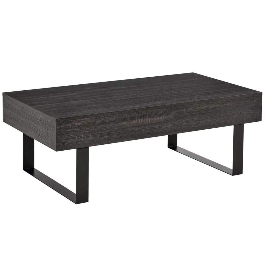 Couchtisch Beistelltisch Sofatisch Fernsehtisch Kaffeetisch Wohnzimmertisch mit Schublade Regale stabiles Stahlgestell e