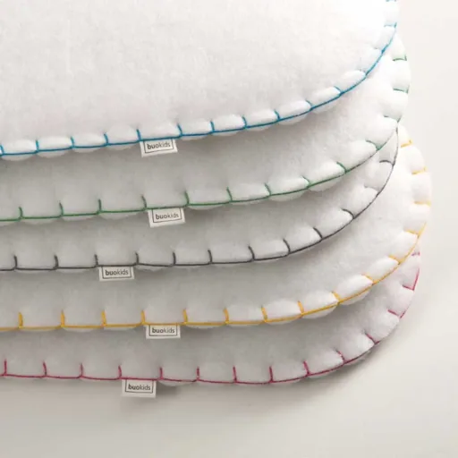 Buokids Softlampe Nachtlicht/Wandlampe Wolke, Ausführung: Schnur & Stecker; Farbe der Naht: gelb