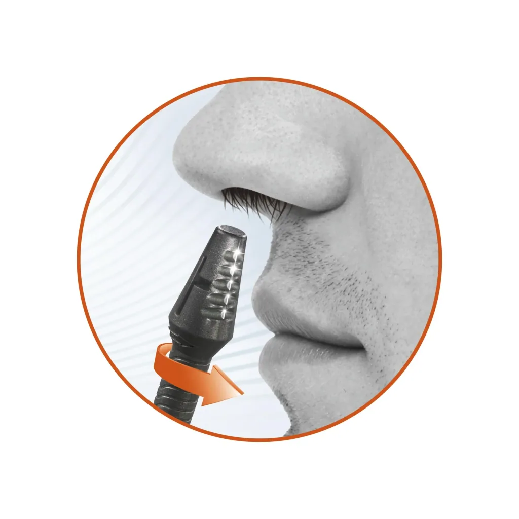 Nasenhaartrimmer, 8 cm anthrazit