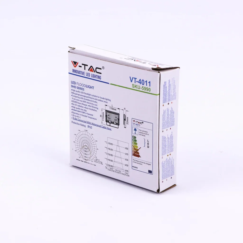 VT-4011 10W Strahler mit grünem Licht - IP65 - Atmosphärische Beleuchtung