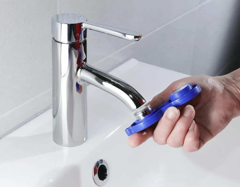 Strahlreglerschlüssel mit 2 Mischdüsen
