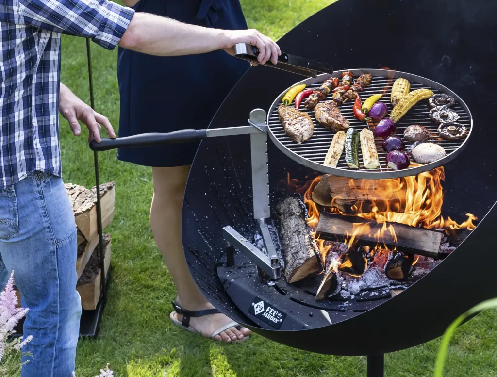Schwenkarm für Grillrost und Pfannenhalter